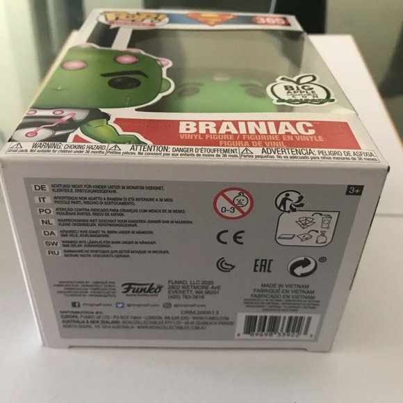 NEW Exclusive DC Comics Brainiac Funko Pop Figure #365 - Picture 8 of 8